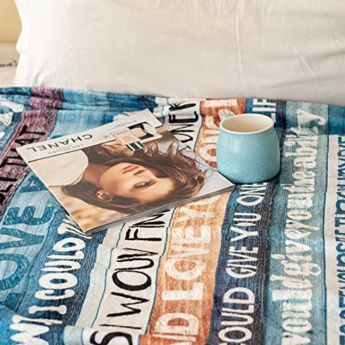 HAINANBOY Gifts For Husband Him Gift From Wife Blanket For Christmas Wedding Anniversary Birthday Fathers Valentines Halloween Thanksgiving Day Romantic Husband Gifts Ideas Ultra Soft Blankets 60x50inch 7 HAINANBOY Gifts For Husband Him Gift From Wife Blanket For Christmas Wedding Anniversary Birthday Fathers Valentines Halloween Thanksgiving Day Romantic Husband Gifts Ideas Ultra Soft Blankets 60x50inch - Image 5