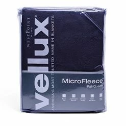 WestPoint Home Micro-Fleece Low Lint All Season Bed Sofa Blanket, Navy Blue, Full Queen -Electric Blankets Sales 2022 51etad8vqlL