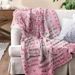 Quilazy Granddaughter Gifts From Grandma, Granddaughter Gifts Blanket, Gifts For Granddaughter, Birthday Anniversary Graduation Gift For Granddaughter From Grandparents, To My Granddaughter Blanket 50''x60'' -Electric Blankets Sales 2022 51eyoMUeHeL