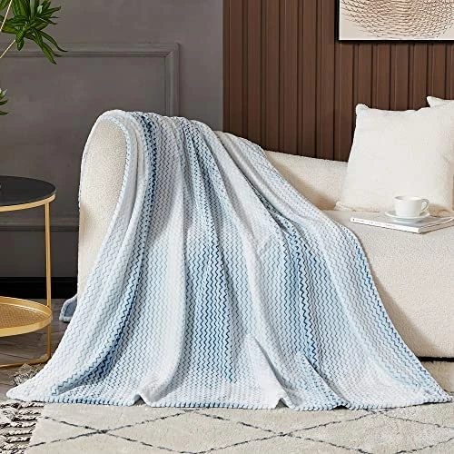 BEDELITE Fleece King Size Blanket - Ultra Modern Teal And White King Size Blanket - Super Cozy Luxurious Microfiber Blanket For Sofa And Bed, Reversible Soft Blanket For All Season Grey 15 BEDELITE Fleece King Size Blanket - Ultra Modern Teal And White King Size Blanket - Super Cozy Luxurious Microfiber Blanket For Sofa And Bed, Reversible Soft Blanket For All Season Grey - Image 13