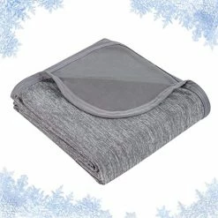 PHF Clever Cooling Blanket Twin Size, Summer Blankets Absorbs Heat To Keep Adults Children Hot Sleeper Cool On Warm Nights,Lightweight Breathable Blanket For Bed Sofa Couch, 60 X 80 Inches, Navy -Electric Blankets Sales 2022 51fLaZST9sL. AC 1