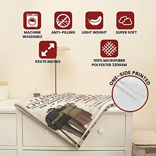 Pawzity Gifts For Wife From Husband - Wedding Anniversary Wife Gifts Romantic, Wife Birthday Gifts For Her, Wife Gifts From Husband, Birthday Gifts For Wife - To My Wife Blanket From Husband 3 Pawzity Gifts For Wife From Husband - Wedding Anniversary Wife Gifts Romantic, Wife Birthday Gifts For Her, Wife Gifts From Husband, Birthday Gifts For Wife - To My Wife Blanket From Husband