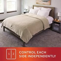 Sunbeam Royal Luxe Mushroom Heated Blanket - Queen 20 Sunbeam Royal Luxe Mushroom Heated Blanket - Queen -Electric Blankets Sales 2022 51fPLVXuz6L
