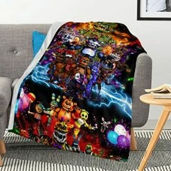 Ocuber Horror Game Midnight Bear Blanket, Cool Bear Super Soft Blanket, Comfortable Snug Plush Air Conditioning Blanket, For Sofa, Bed 50"X40" 3 -Electric Blankets Sales 2022 51fdw5XDaNL. AC 1