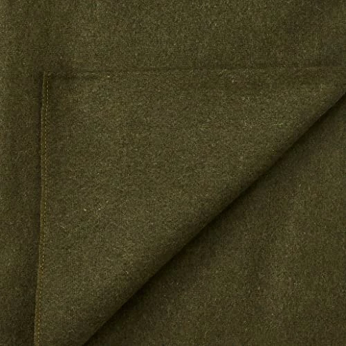 EverOne Olive Drab 80% Wool Fire Retardant Blanket - 66" X 90" 4 EverOne Olive Drab 80% Wool Fire Retardant Blanket - 66" X 90" - Image 2