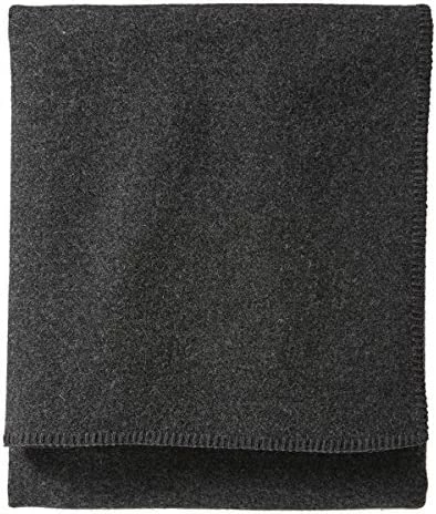 Pendleton, Eco-Wise Washable Wool Blanket, Midnight Navy Stripe, Twin 10 Pendleton, Eco-Wise Washable Wool Blanket, Midnight Navy Stripe, Twin - Image 8