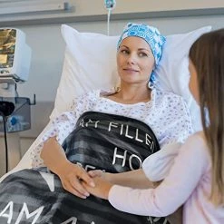 Vignul Inspirational Healing Blanket, Unique Sympathy Gifts, Comfort Gifts For Cancer Patients, Motivational Gifts For Mastectomy Patients (60x50, Black) -Electric Blankets Sales 2022 51fr2X27vdL