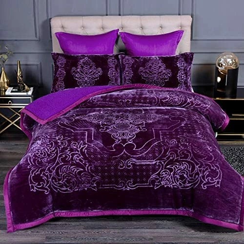 JML Sherpa Flannel Blanket, 3-Piece Fleece Blanket With Pillow Shams- Soft, Warm, Korean Style Printed Embossed Bed Blanket, Burgundy Solid Color - Teal 14 JML Sherpa Flannel Blanket, 3-Piece Fleece Blanket With Pillow Shams- Soft, Warm, Korean Style Printed Embossed Bed Blanket, Burgundy Solid Color - Teal - Image 12