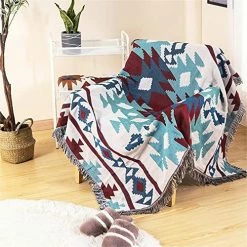 Lqprom Southwest Throw Blankets Aztec Southwest Throws Cover For Couch Chair Sofa Bed Outdoor Beach Travel 51"x63" Color05 -Electric Blankets Sales 2022 51g7GYdcn8L. AC