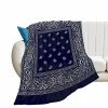 YIRONGCG Navy Blue Bandana Paisley Print Flannel Blanket Throw Lightweight Soft Warm Bed Blanket For Couch Sofa Chair Living Bedroom All Seasons Use 1 YIRONGCG Navy Blue Bandana Paisley Print Flannel Blanket Throw Lightweight Soft Warm Bed Blanket For Couch Sofa Chair Living Bedroom All Seasons Use -Electric Blankets Sales 2022 51g830DnkJS