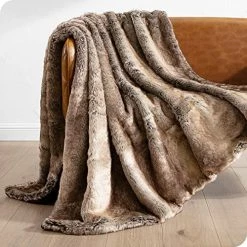 Bare Home Faux Fur Blanket - Ultra-Soft Luxurious - Cozy Warm Blanket - Fuzzy Bed Blanket (Oversized, Silver) -Electric Blankets Sales 2022 51guOnjWzUL. AC 1