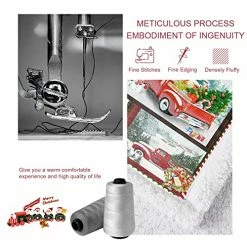Drucon Christmas Blanket Red Truck Throw Blanket Christmas Tree Snowman Printed Sherpa Blanket Soft Warm Microfiber Blanket For Bed, Couch And Travel 60" X 80" -Electric Blankets Sales 2022 51gvMpzGdGL