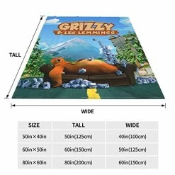 Wentian Bear And The Lemmings Blanket, Lightweight Four Season Plush Blanket, Microfiber Fluffy Blanket (for Chair/Bed/Sofa) 60"X50" 1 15 Wentian Bear And The Lemmings Blanket, Lightweight Four Season Plush Blanket, Microfiber Fluffy Blanket (for Chair/Bed/Sofa) 60"X50" 1 -Electric Blankets Sales 2022 51gvUVeDdvL