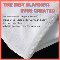 Zochoten The Ghost Flannel Blanket Decor Soft Cozy Warm Fluffy Blanket For Bed Couch Travel Beach 80x60 Inch For Adults -Electric Blankets Sales 2022 51gxar7FHGS