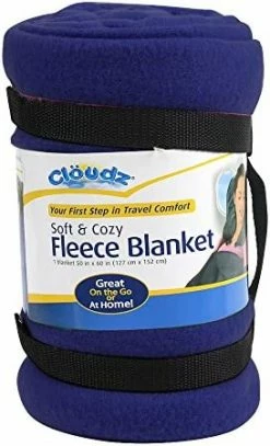 Cloudz Super Cozy Premium Plush Extra Large Travel Blanket - Black -Electric Blankets Sales 2022 51h6 wqqWQL. AC