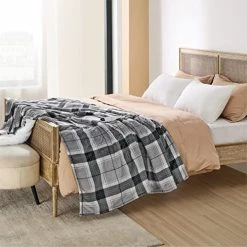 Bedsure Plaid Heated Throw Blanket - Fleece Electric Blanket With Safe & Warm Grey Plaid Pattern, Heated Blanket With 6 Heating Levels & 4 Time Settings, 3 Hours Auto-Off (50x60 Inches) -Electric Blankets Sales 2022 51hFskG5wCL. AC