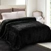 Whale Flotilla Flannel Fleece King Size(90x104 Inch) Lightweight Bed Blanket, Soft Velvet Bedspread Plush Fluffy Coverlet Chevron Design Decorative Blanket For All Seasons, Black -Electric Blankets Sales 2022 51hU21xKtqL
