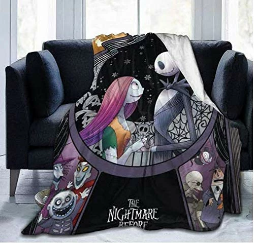 Vanson Nightmare Before Christmas Blanket Bedding Fleece Blanket Luxury Bed Blanket Anti-Static Fuzzy Soft Blanket Microfiber 80x60 Inch, Colorful 3 Vanson Nightmare Before Christmas Blanket Bedding Fleece Blanket Luxury Bed Blanket Anti-Static Fuzzy Soft Blanket Microfiber 80x60 Inch, Colorful