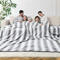 Ultracozy Big Oversized Blanket, 100x100 Inches King Sized Blanket, Double Sided Flannel, Weighted Fleece Blanket For Bed, Couch Throw, Family Blanket, Machine Washable Blue Black 30 Ultracozy Big Oversized Blanket, 100x100 Inches King Sized Blanket, Double Sided Flannel, Weighted Fleece Blanket For Bed, Couch Throw, Family Blanket, Machine Washable Blue Black -Electric Blankets Sales 2022 51iDOvuI1vL. AC