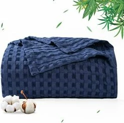PHF Waffle Bamboo Cotton Blanket King Size 104''x90'' - Super Soft Lightweight Breathable Blanket For All Season - Perfect Decorative Waffle Weave Textured Blanket Layer For Couch Bed Sofa - Grey 27 PHF Waffle Bamboo Cotton Blanket King Size 104''x90'' - Super Soft Lightweight Breathable Blanket For All Season - Perfect Decorative Waffle Weave Textured Blanket Layer For Couch Bed Sofa - Grey -Electric Blankets Sales 2022 51iFcmEjSoL. AC