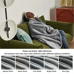 Bedsure Sherpa Fleece King Size Blanket For Bed - Grey Thick Fuzzy Warm Soft Large Blankets King Size, 108x90 Inches -Electric Blankets Sales 2022 51iNRgFvynL