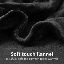 Vagueior Electric Heated Blanket Full Size 50'' X 60'',Extra-Warm Lightweight Cozy Luxury Bed Blanket Machine Washable With 3 Heating Levels Auto-Off Machine Washable,ETL Certification - Black -Electric Blankets Sales 2022 51iPH2cMpPL