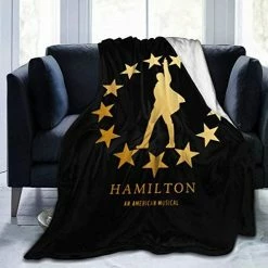 Bingerboy Musicals Hamilton Micro Fleece Bed Blankets Super Soft Anti-Pilling Flannel Cozy Luxury Couch Blanket 50"X40" -Electric Blankets Sales 2022 51ijaGIsIUL. AC
