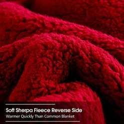 JML Sherpa Flannel Blanket, 3-Piece Fleece Blanket With Pillow Shams- Soft, Warm, Korean Style Printed Embossed Bed Blanket, Burgundy Solid Color - Teal 19 JML Sherpa Flannel Blanket, 3-Piece Fleece Blanket With Pillow Shams- Soft, Warm, Korean Style Printed Embossed Bed Blanket, Burgundy Solid Color - Teal -Electric Blankets Sales 2022 51jJATc1poL