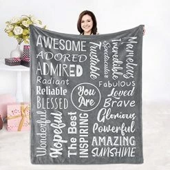 ZHSHWAT Inspirational Gifts For Women Men Female Friends Sister, Purple Blanket Warm Hug Gifts For Christmas Retirement Friendship Birthday Get Well Soon Mothers Day -Electric Blankets Sales 2022 51jO6fXnlqL. AC