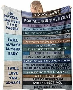 Coolersmell Dad Gifts, Gifts For Dad Blanket, Dad Birthday Gifts, Dad Gifts From Daughter, Dad Gifts From Son, Gifts For Dad Who Wants Nothing, Best Dad Gift Ideas, To My Dad Blanket 60x50in -Electric Blankets Sales 2022 51jdDiEqUZL. AC