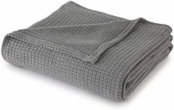 Sun Yin USA Inc. 100% Cotton Soft Cozy King Blanket, Grey Gray -Electric Blankets Sales 2022 51jpDrINLrL. AC 1