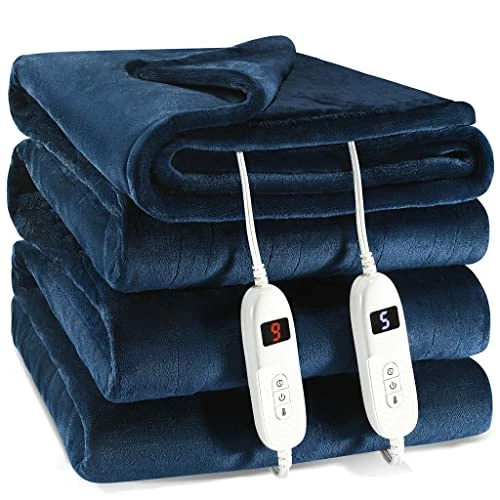 Medical King Heated Blanket, Queen Size Machine Washable Extremely Soft And Comfortable Electric Blanket Throw Fast Heating With Hand Controller 10 Heating Settings And Auto Shut-Off (84 X 90) 3 Medical King Heated Blanket, Queen Size Machine Washable Extremely Soft And Comfortable Electric Blanket Throw Fast Heating With Hand Controller 10 Heating Settings And Auto Shut-Off (84 X 90)