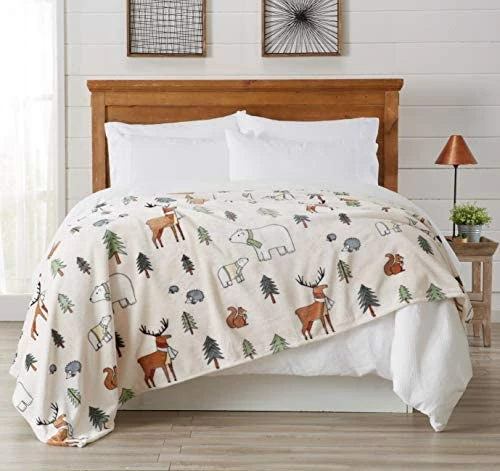 Great Bay Home Decorative Holiday King Blanket. Super Soft Velvet Plush Christmas Design. (Snowman) 13 Great Bay Home Decorative Holiday King Blanket. Super Soft Velvet Plush Christmas Design. (Snowman) - Image 11