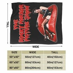 VIFUSAYA Fashion Blanket Sofa Chair Comfortable Warm Bed Blanket Funny Outdoor Blankets (50 In X 40 In, Black) -Electric Blankets Sales 2022 51kwAAFfWcL