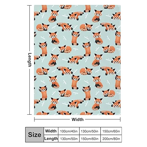 Jreergy Cute Panda Blanket,Soft Lightweight Flannel For Couch Sofa Travel Living Room Home,Warm Bed For Kids Adults 50"X40" 4 Jreergy Cute Panda Blanket,Soft Lightweight Flannel For Couch Sofa Travel Living Room Home,Warm Bed For Kids Adults 50"X40" - Image 2