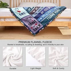 Tunkoo Gifts For Men Soft Blanket, Gifts For Husband Fathers Day From Wife, Anniversary For Him Birthday Husband Boyfriend Gifts Light Weight Flannel Blanket 60'' X 50'' To My Man -Electric Blankets Sales 2022 51lZ3swWIPL