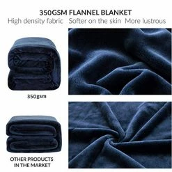Bedsure Fleece Blanket Queen Size 350GSM - Soft Blankets For Bed All Season,90x90 Inches Navy Blue 18 Bedsure Fleece Blanket Queen Size 350GSM - Soft Blankets For Bed All Season,90x90 Inches Navy Blue -Electric Blankets Sales 2022 51ldrutYEAL