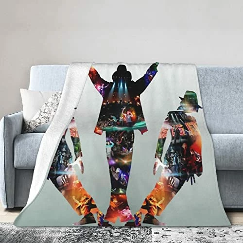 Diyales M-ich-ael J-ack-Son Blanket Luxurious Lightweight Microfiber Wool Blanket Super Soft Bed Blanket For All Seasons 50"x40" Color 2 16 Diyales M-ich-ael J-ack-Son Blanket Luxurious Lightweight Microfiber Wool Blanket Super Soft Bed Blanket For All Seasons 50"x40" Color 2 - Image 14