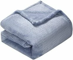 Thesis Fleece Blanket Queen Size Blanket Linen – Luxury Bed Blanket Lightweight Soft Cozy Plush Textured Microfiber Blanket, 90x90 Inches -Electric Blankets Sales 2022 51mB442DqgL. AC