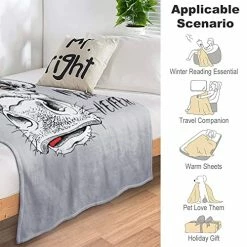 PLAYERACK Blanket Cow Print - Anti Pilling & Super Soft - Fuzzy All Seasons Fleece Blanket, Cozy Lightweight Flannel Blanket Suitable For Bed Sofa Chair 60 X 50 In Not Today Heifer 19 PLAYERACK Blanket Cow Print - Anti Pilling & Super Soft - Fuzzy All Seasons Fleece Blanket, Cozy Lightweight Flannel Blanket Suitable For Bed Sofa Chair 60 X 50 In Not Today Heifer -Electric Blankets Sales 2022 51mVo4yXG0L