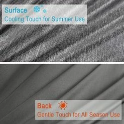 PHF Cooling Blanket King Size, Summer Blankets Absorb Heat To Keep Adults, Children Cool On Warm Nights, Lightweight Blanket For Bed Sofa Couch, Keep Cool For Hot Sleeper, 108x90 Inches, Charcoal -Electric Blankets Sales 2022 51mmkTGRLpL