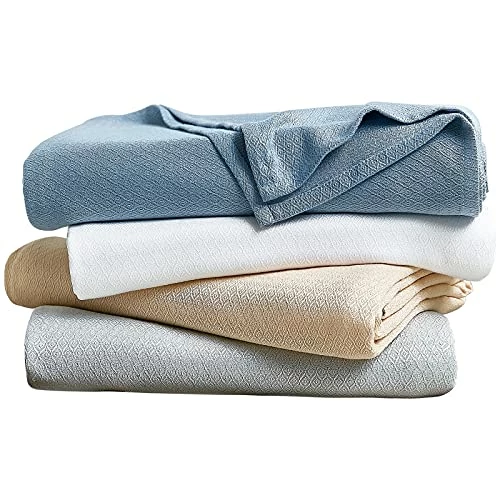 Elegear 100% Bamboo Cooling Blanket For Hot Sleepers, Absorbs Heat To Keep Cool, Ultra-Cool Breathable Summer Blanket, Twin/Full Size Super Soft Lightweight Blanket For All-Season Uses, 59"x79", White Bamboo-grey 3 Elegear 100% Bamboo Cooling Blanket For Hot Sleepers, Absorbs Heat To Keep Cool, Ultra-Cool Breathable Summer Blanket, Twin/Full Size Super Soft Lightweight Blanket For All-Season Uses, 59"x79", White Bamboo-grey