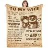 BMPUDERY Gifts For Wife Blanket From Husband I Love You Wedding Anniversary Birthday Christmas Valentine's Mother's Day Blankets Romantic Present Gift For Her Women (60x50inch) 2 BMPUDERY Gifts For Wife Blanket From Husband I Love You Wedding Anniversary Birthday Christmas Valentine's Mother's Day Blankets Romantic Present Gift For Her Women (60x50inch) -Electric Blankets Sales 2022 51nOSjEzjaL