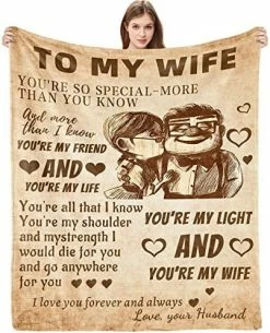 BMPUDERY Gifts For Wife Blanket From Husband I Love You Wedding Anniversary Birthday Christmas Valentine's Mother's Day Blankets Romantic Present Gift For Her Women (60x50inch) 20 BMPUDERY Gifts For Wife Blanket From Husband I Love You Wedding Anniversary Birthday Christmas Valentine's Mother's Day Blankets Romantic Present Gift For Her Women (60x50inch) -Electric Blankets Sales 2022 51nOSjEzjaL. AC 1