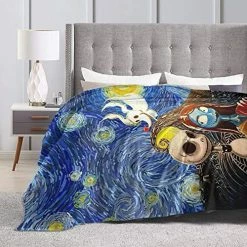 Qwrgh Super Soft Flannel Blanket 3D Printing Lightweight Warm Blanket Universal All Season 4-80"x60" 20 Qwrgh Super Soft Flannel Blanket 3D Printing Lightweight Warm Blanket Universal All Season 4-80"x60" -Electric Blankets Sales 2022 51nYvw5udeL