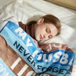 Carryeasy Anniversary Wedding Gifts For Husband Christmas Valentine Romantic Gifts From Wife To My Husband Blanket Birthday Gift For Men Soft Throws Blankets For Him Fathers Day Best Gifts Ideas 50 X 60 Inch -Electric Blankets Sales 2022 51nn5dyZwXL