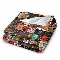 Baulerd Stephen King Book Cover Collage Ultra-Soft Micro Fleece Blanket 50"" X40 -Electric Blankets Sales 2022 51o077K35sL