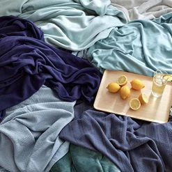 Martex COTTON WOVEN BLANKET BY VELLUX - Natural, Cozy, Warm, Chevron Textured, Pet-Friendly, All-Seasons - Tan Twin 66 X 90" -Electric Blankets Sales 2022 51o67fCOUWL