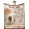 Wisegem Wife Gifts From Husband-Wife Birthday Gifts From Husband 60"X50" Blanket-Gifts For Wife-Romantic Gifts For Her-Anniversary Wedding Gifts For Wife-Valentines Day Gifts For Her Gift Idea 50th 2 Wisegem Wife Gifts From Husband-Wife Birthday Gifts From Husband 60"X50" Blanket-Gifts For Wife-Romantic Gifts For Her-Anniversary Wedding Gifts For Wife-Valentines Day Gifts For Her Gift Idea 50th -Electric Blankets Sales 2022 51oH6kfJoAL