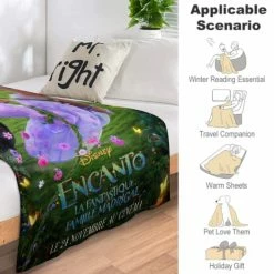 Megofigle Cartoon Music Fantasy Comedy Movie Air Conditioner Blanket Warm Cozy Flannel Blanket For Couch Bed Sofa Car Birthday Gifts Black1 -Electric Blankets Sales 2022 51oIpQg3S4L